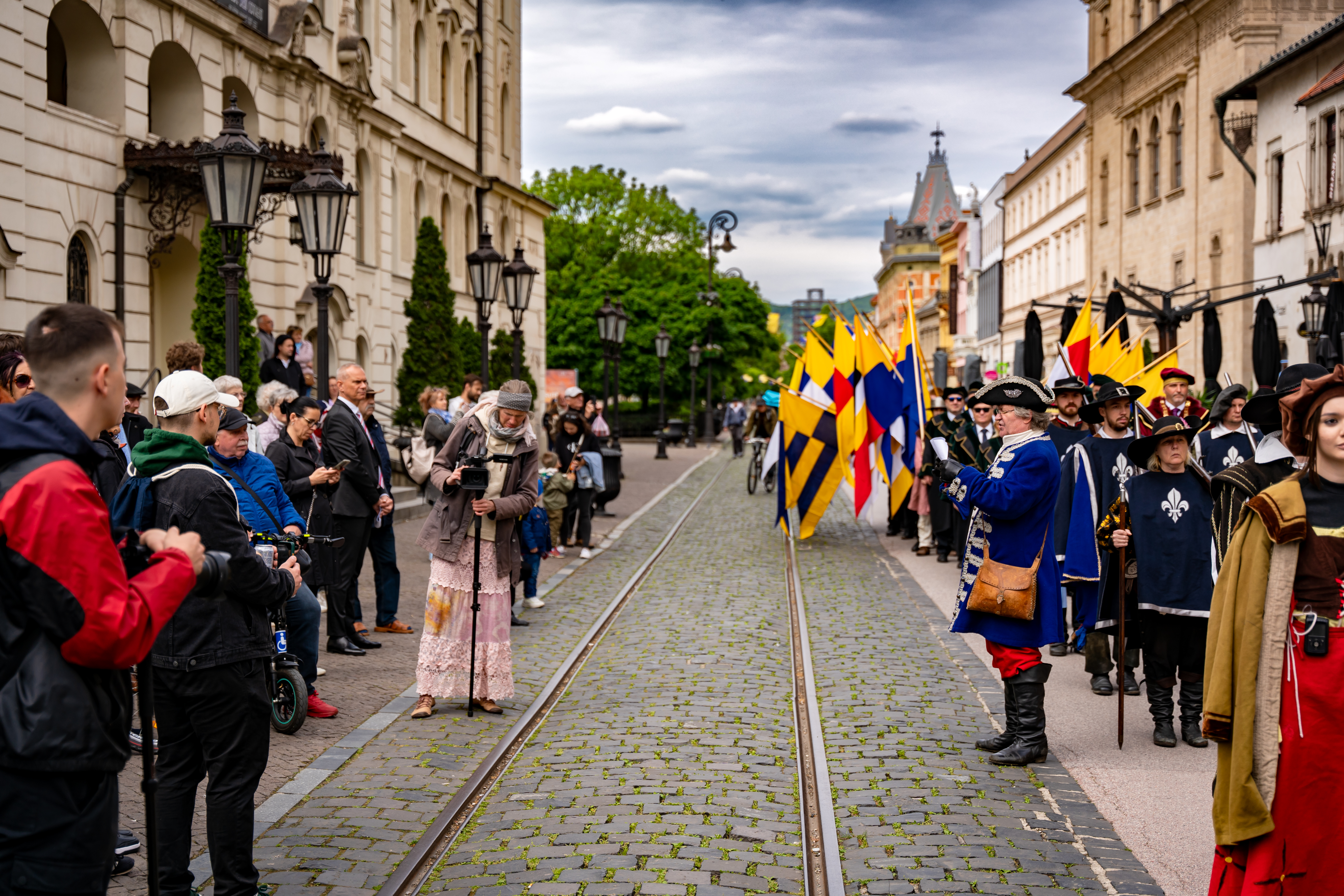 Slavnostny sprievod rytierov Hlavnou ulicou-68